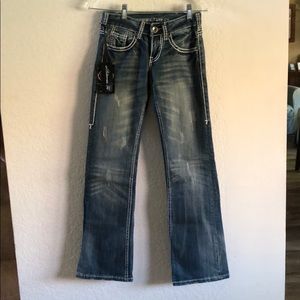 Cowgirl Tuff Co. Blue Denim Jeans